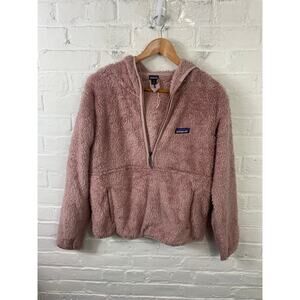 Patagonia Women's Los Gatos Hoodie Pullover Sweater Long Sleeve Pink Size S